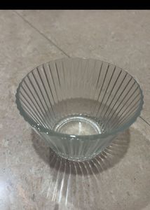 Elegant Clear Glass Bowl
