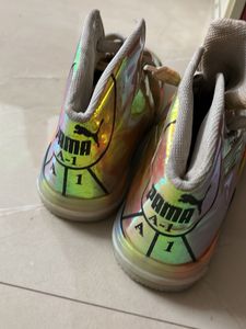 Iridescent Sneakers for 6-8 yr old ..size number 1
