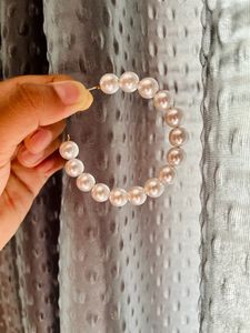 WHITE PEARL HOOPS