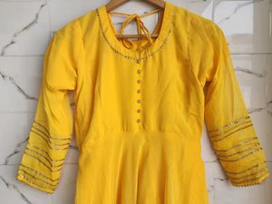 Beautiful Haldi ceremony Dress