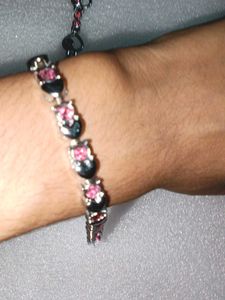 Heart Accent Bracelet Watch