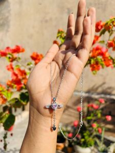 Heart Angel Wing Necklace
