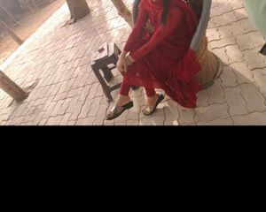 Beautiful Lakhnavi Work Anarkali Suit