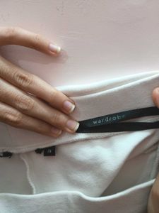 White Treggings (Trousers+ Leggings)