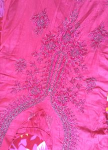 Pink Embroidered Salwar Kameez