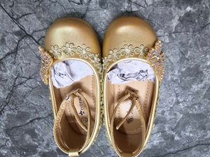 Cute Gold Ballet Flats