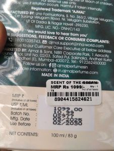 Ajmal Scent of The Ocean