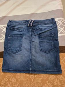 Denim Mini Skirt