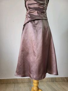 Elegant Brown  Dress  Length  44 Inches