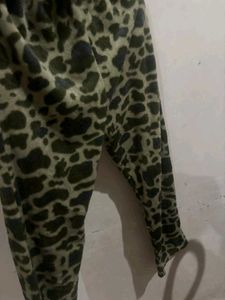 Animal Print Cozy Top And Pyajama