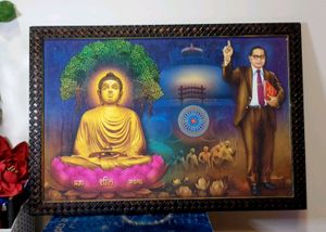 Lord Gautam Buddha&amp;Dr. Babasaheb Ambedkar Frame