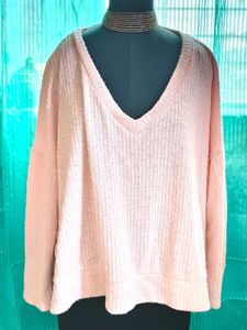 Size XL -XXXL 🎁Buy 2 Get 1 Free🎁 Peach Pullover