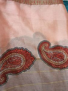 New Peach Saree 💝