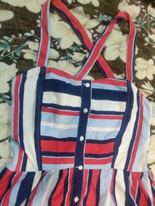 Chic Striped Maxi Sundress