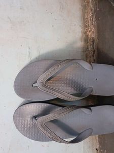 Gray Flip-Flops Relaxo for slippers