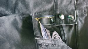 Black Cotton Jeans