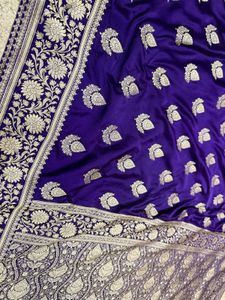 Banarsi Silk Buta Cutwork All over