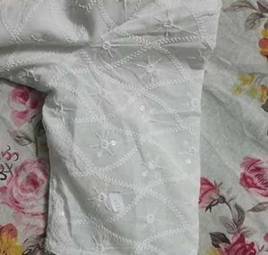Elegant White Kurta Set