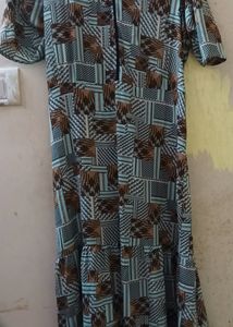 Printed Long Dress