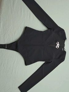 ZARA Embellished Bodysuit with Shoulder Pads