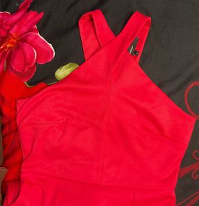 Vero Moda Hot Pink Halter Dress