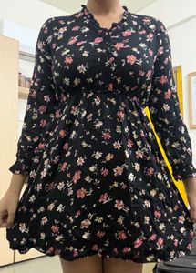 Floral Print Mini Dress