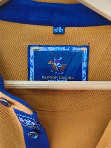Vintage Mustard Long Sleeve Polo