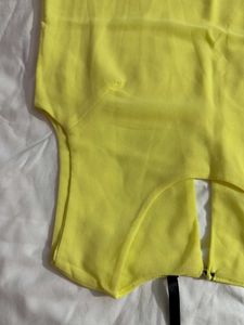 Yellow Sleeveless Top fits upto 34 to 36