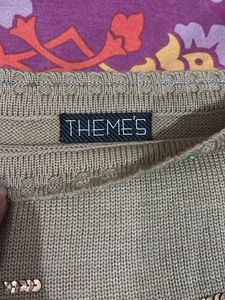 Elegant Beige Knit Top