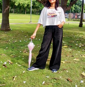 Oversized Roadster Crop Tshirt⚡