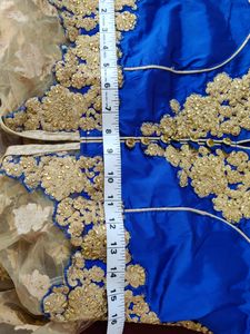 golden, blue  Lehenga Choli