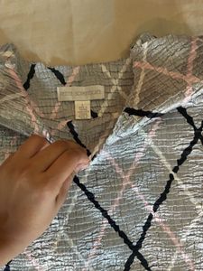 Patterned Sleeveless Top