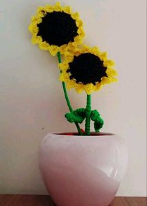 Crochet Sunflower Decorations