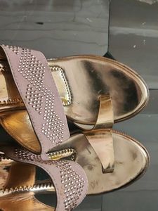 Elegant Stefino Gold Heels