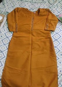 Elegant Mustard Kurti