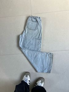 Light Wash Cargo Pants