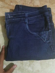 Dark Blue Denim Jeans