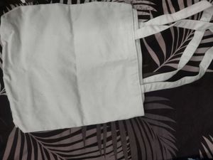 Pocketed Canvas Tote Bag