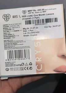 Rakhi Special Untouched lenes withCaseShade -Cryst