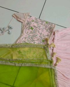 Crop Top And Dupatta Only