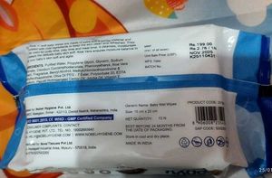 Teddyy Baby Wet Wipes - 72 Count