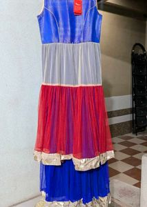 Full Flaired Ruffle Gown