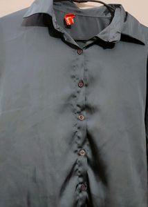 Dark🌑 Grey Full Sleeves Shirt For 36 Bust