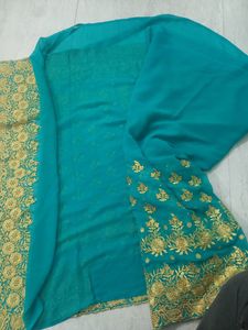 Beads And Stones Saree