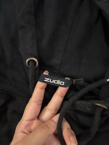 cropped hoodie