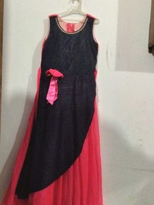 Pink & Black Formal Dress