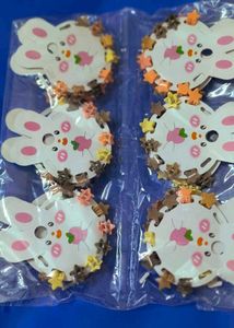 Cute Bunny Hair Clips(12 pkt)120 pc clips