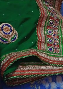 Elegant Green Saree
