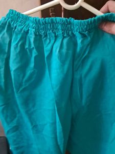 Straight Kurta Suit With Plazzo