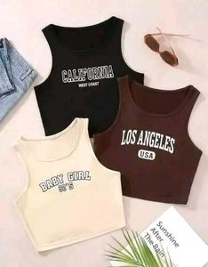 Graphic Print Tank Tops